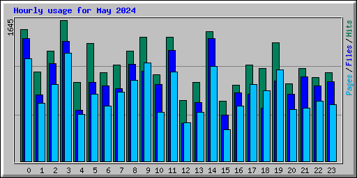 Hourly usage for May 2024